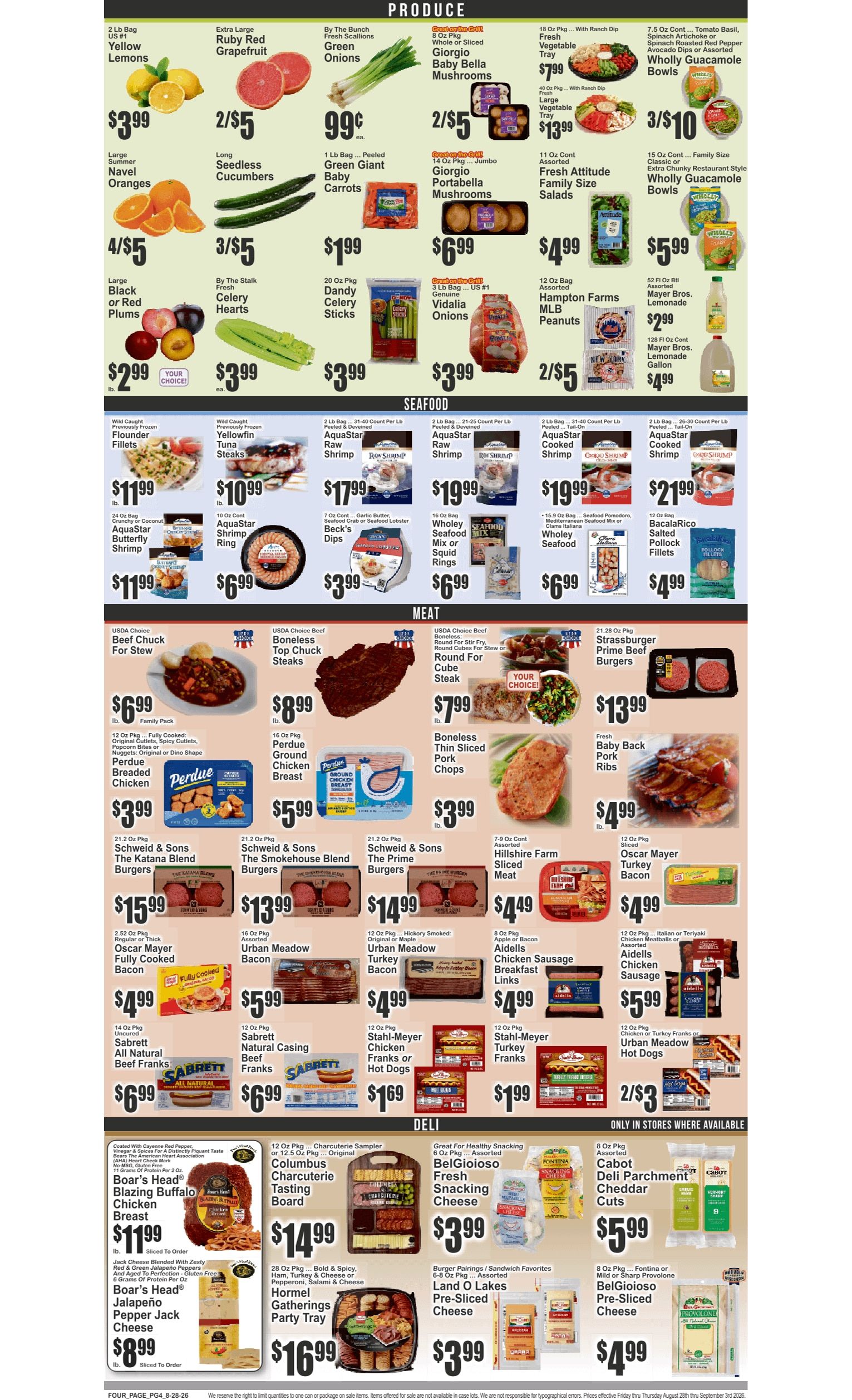 Food Universe (243 Schenactady Ave., Brooklyn, NY) Weekly Ad August 28 - September 3, 2026