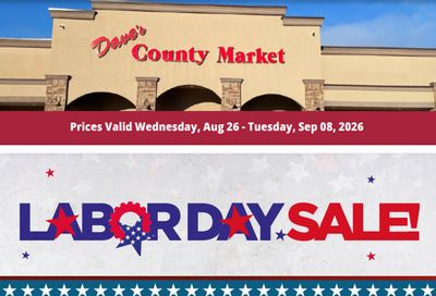 Dave's County Market Merrill Weekly Ad August 26 - September 8, 2026