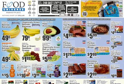 Food Universe (248 East 174th Street, Bronx, NY) Weekly Ad August 28 - September 3, 2026