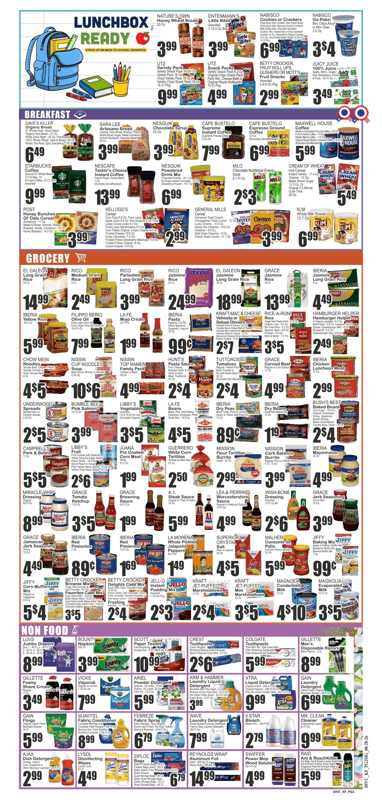 Food Universe (Lakeland, FL) Weekly Ad August 28 - September 3, 2026