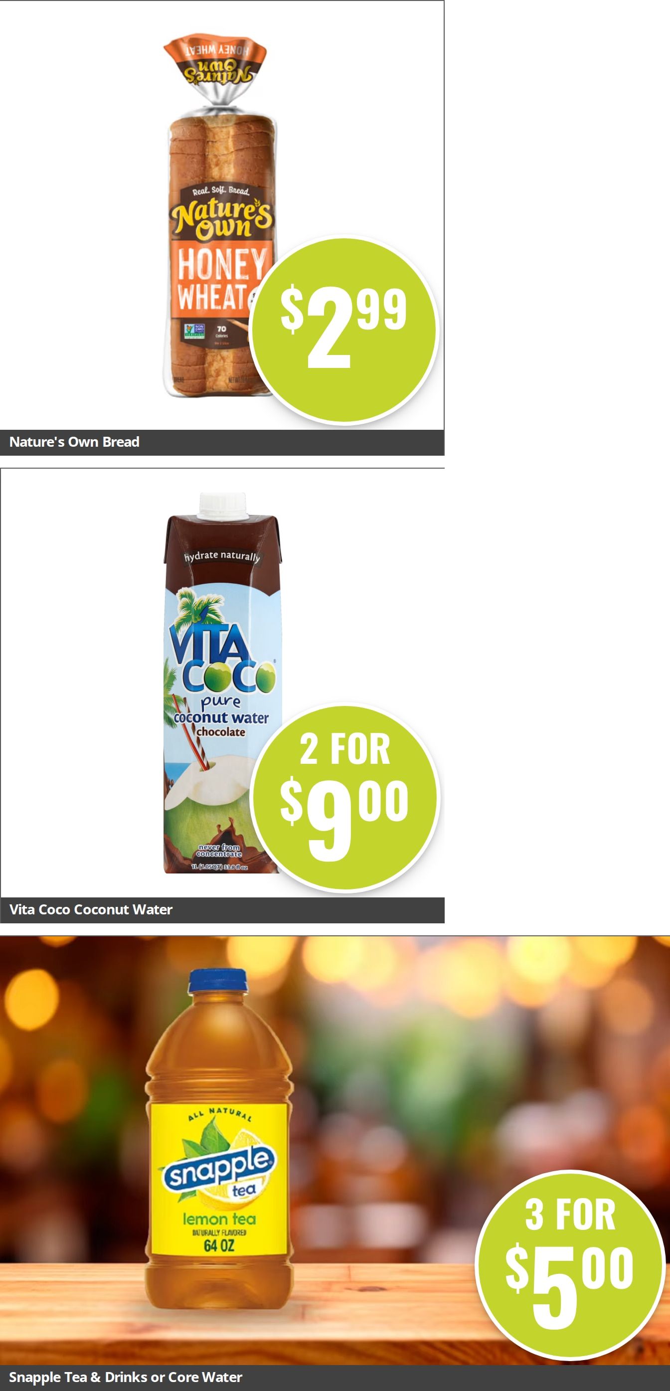 Greenway Markets Weekly Ad August 28 - September 3, 2026