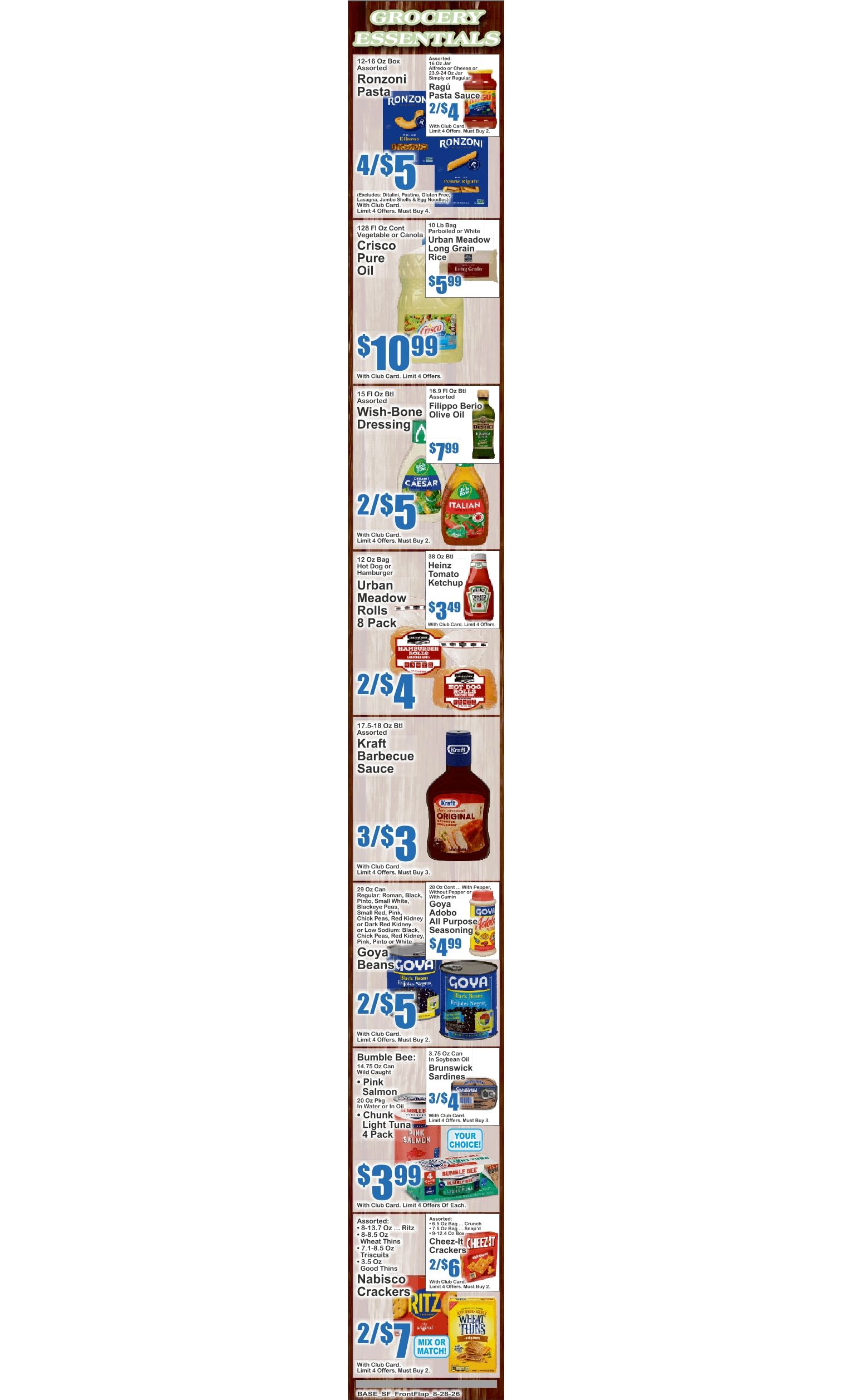 Food Dynasty (1071 Bay Street, Staten Island, NY) Key Food Weekly Ad August 28 - September 3, 2026