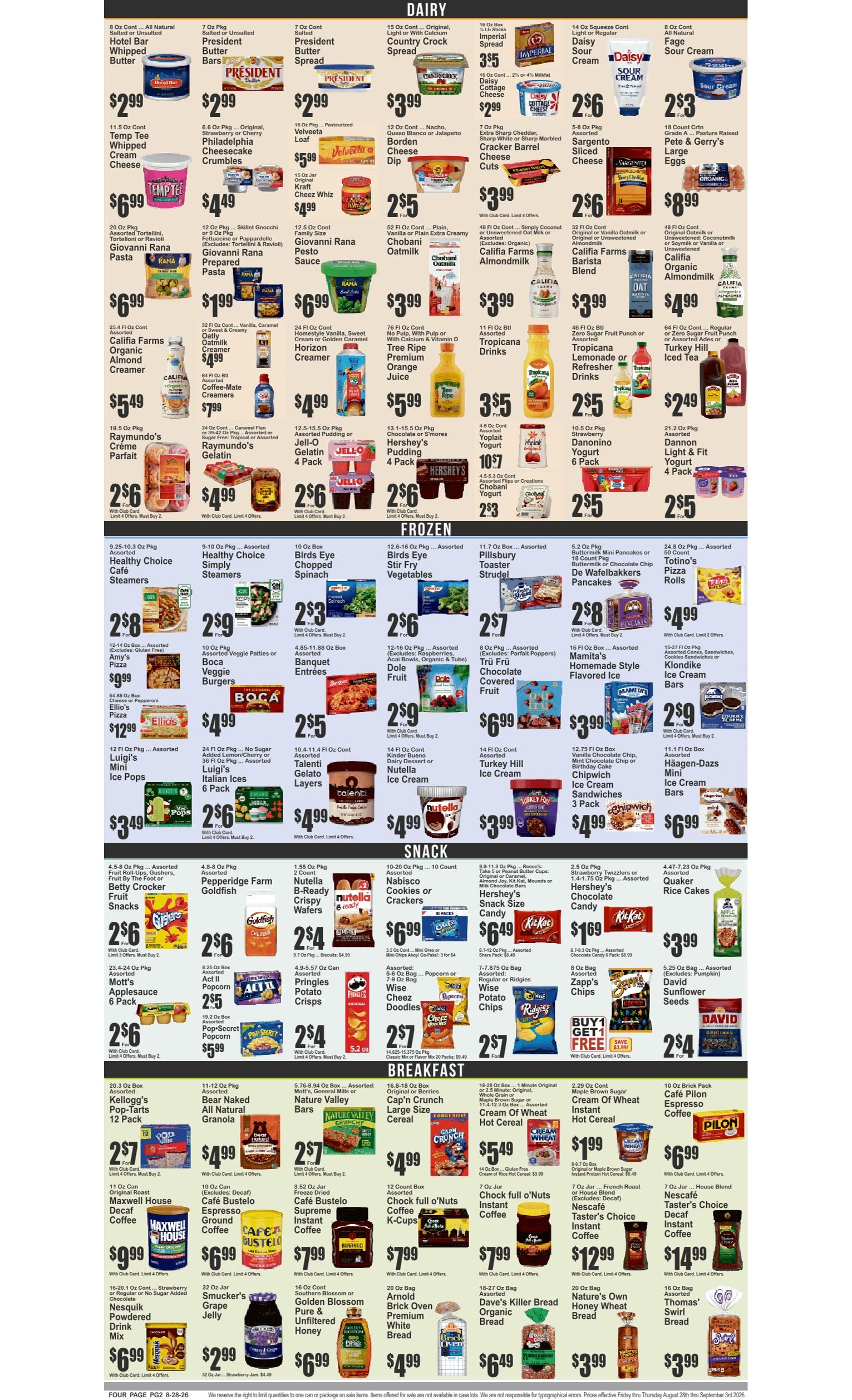 Food Dynasty (Bronx, NY) Key Food Weekly Ad August 28 - September 3, 2026