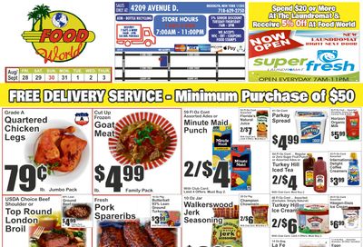 Food World Supermarket (4209 Avenue D, Brooklyn, NY) Key Food Weekly Ad August 28 - September 3, 2026