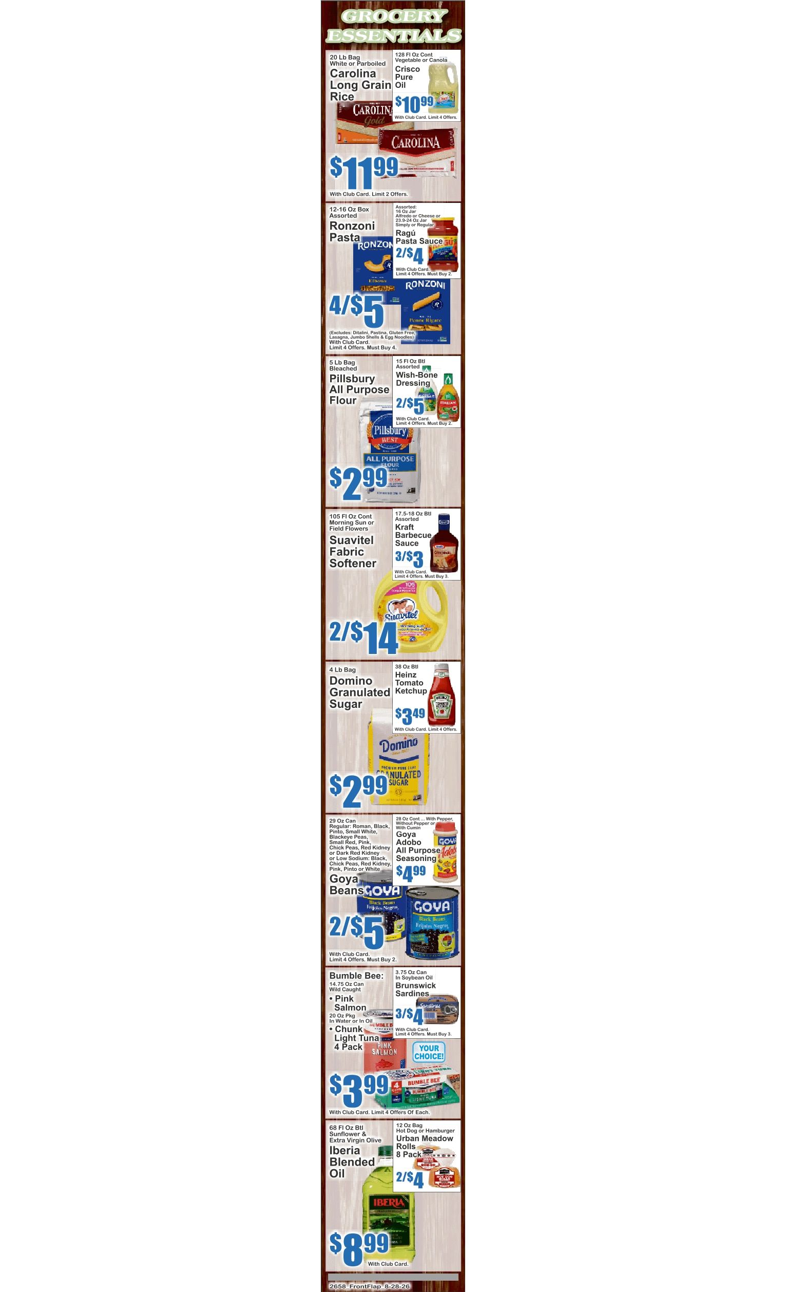 Food World Supermarket (Valley Stream, NY) Key Food Weekly Ad August 28 - September 3, 2026