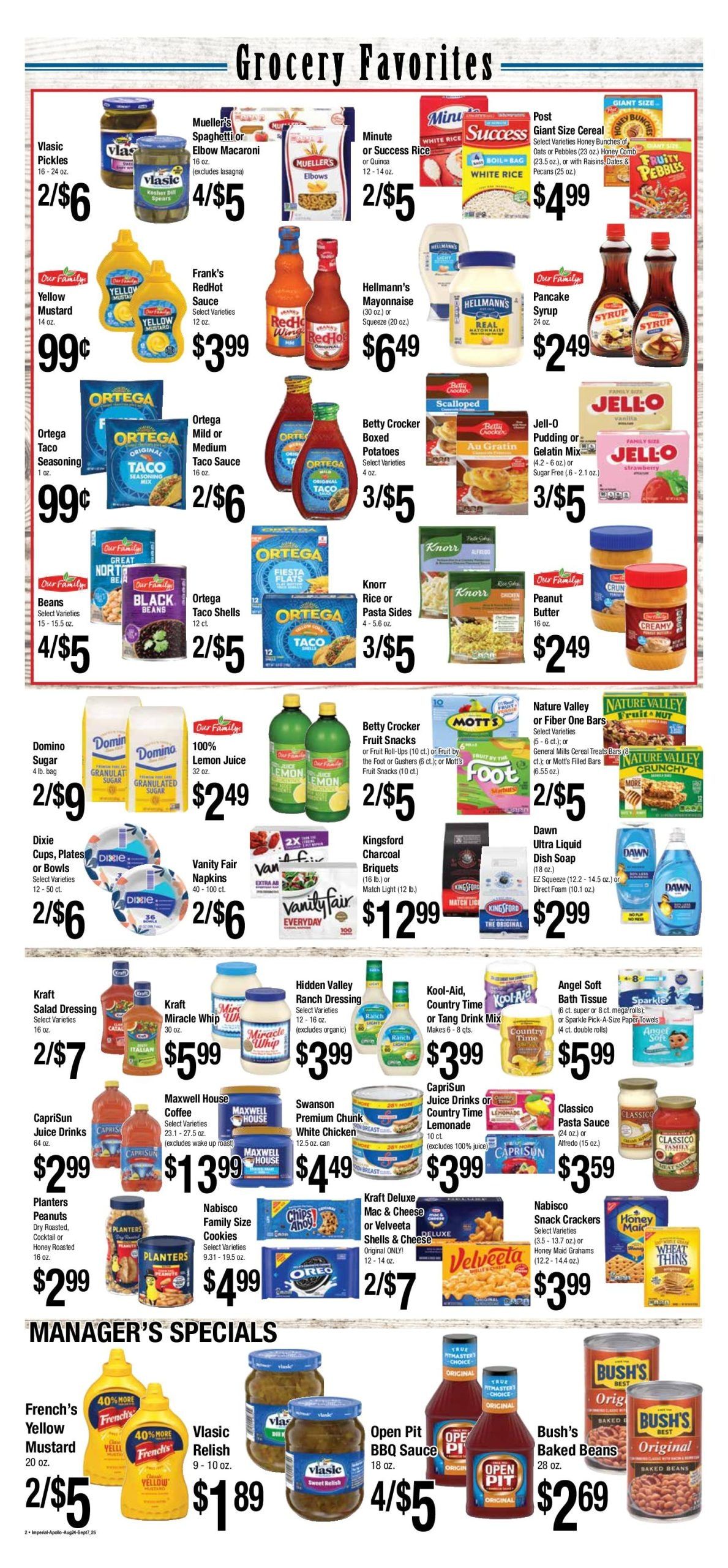 Apollo Market Place (20250 West Seven Mile Road, Detroit, MI) Weekly Ad August 24 - September 6, 2026