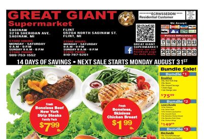Great Giant Supermarket Weekly Ad August 17 - 30, 2026