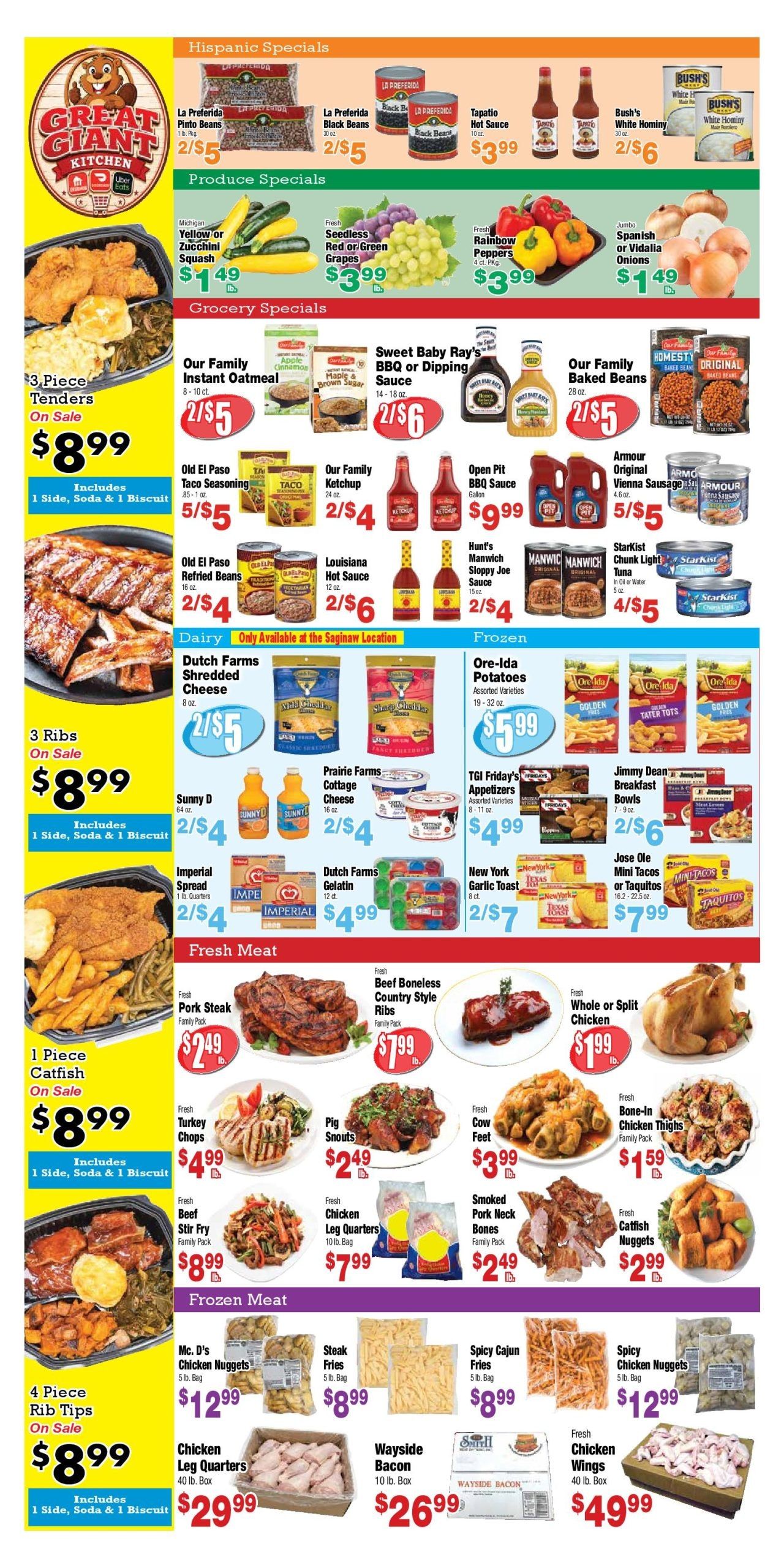 Great Giant Supermarket Weekly Ad August 17 - 30, 2026