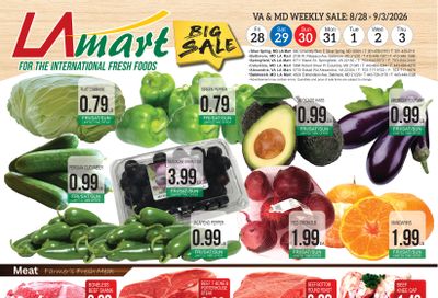 LA Mart English Weekly Ad August 28 - September 3, 2026