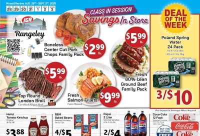 Lake Region IGA Weekly Ad August 28 - September 3, 2026