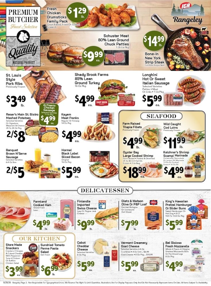 Lake Region IGA Weekly Ad August 28 - September 3, 2026