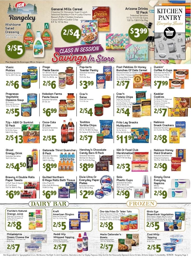 Lake Region IGA Weekly Ad August 28 - September 3, 2026