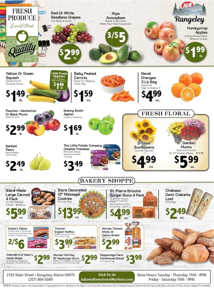 Lake Region IGA Weekly Ad August 28 - September 3, 2026