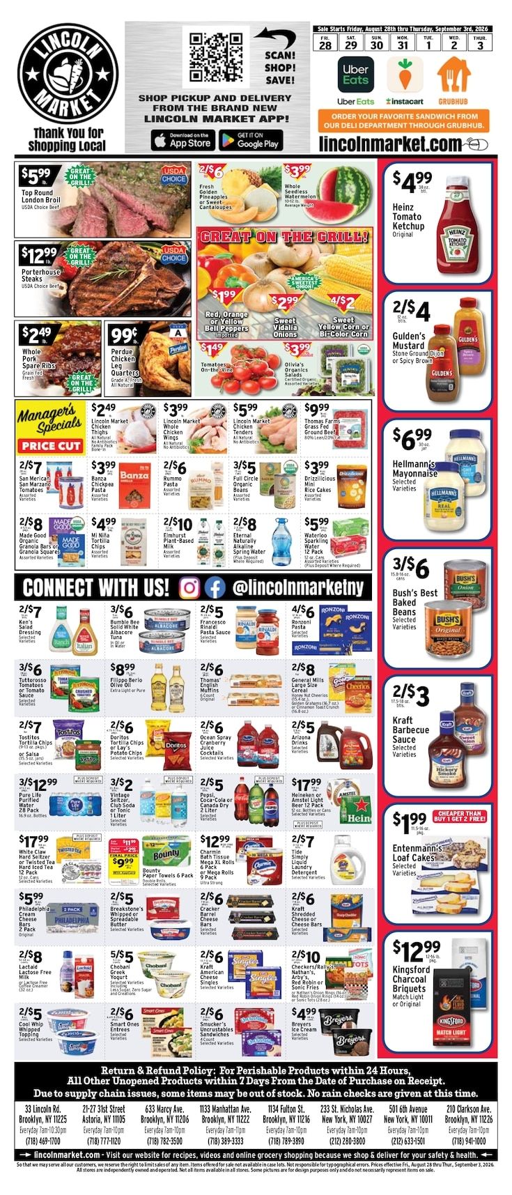 Lincoln Market Weekly Ad August 28 - September 3, 2026