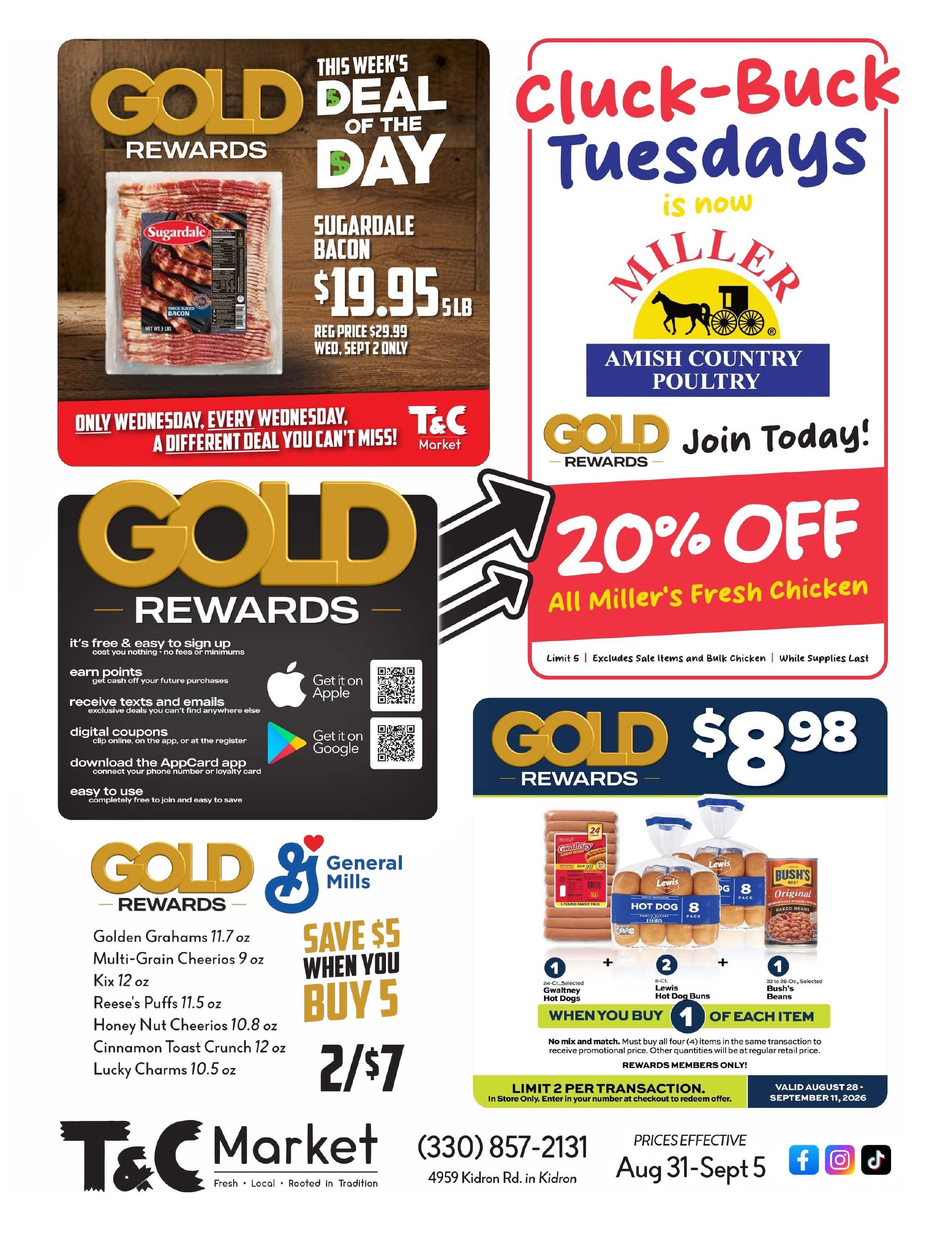 Kidron Town & Country Weekly Ad August 31 - September 5, 2026