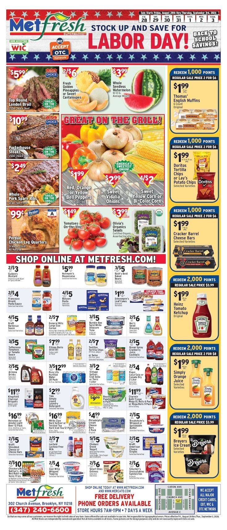 Met Foodmarkets (Brooklyn, NY) Weekly Ad August 28 - September 3, 2026
