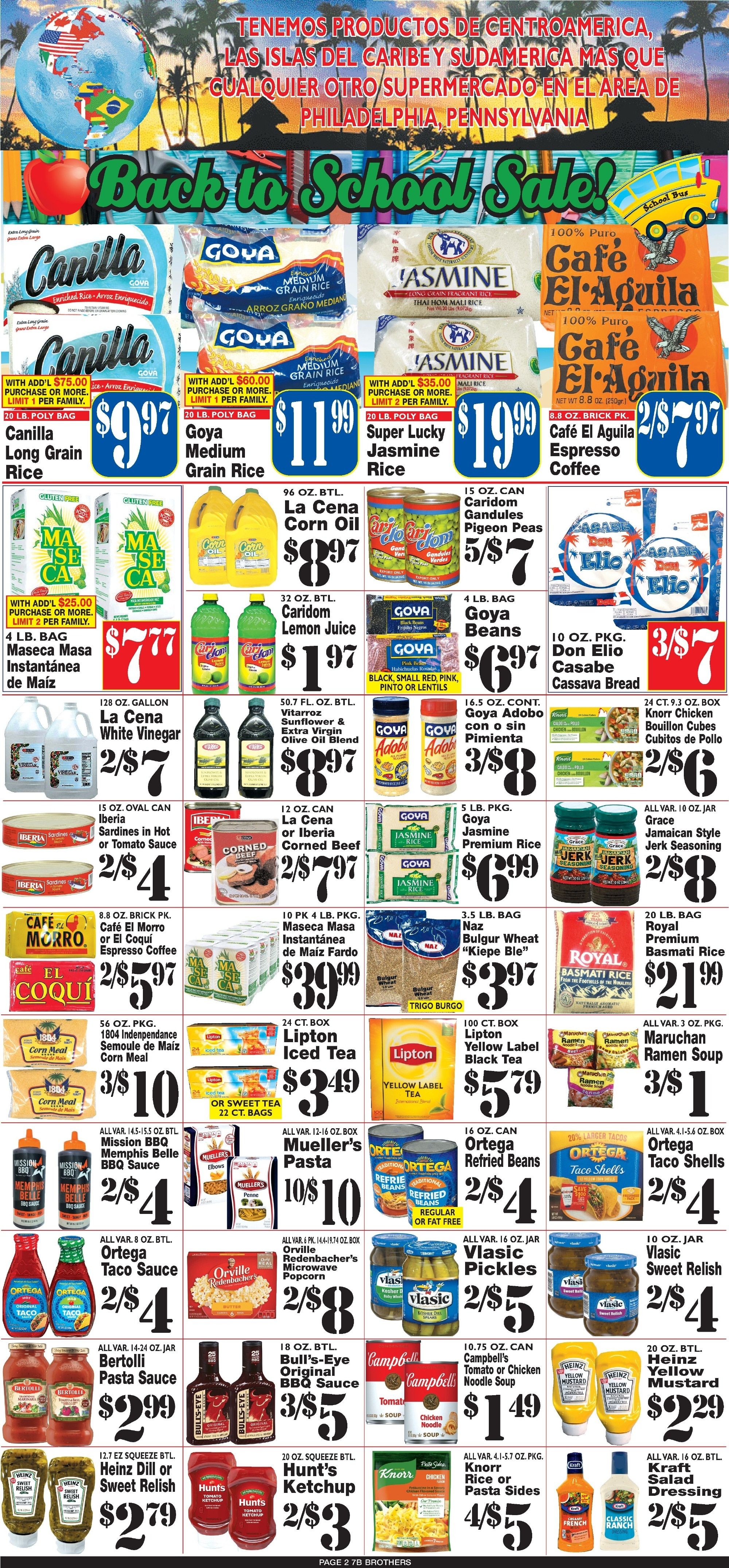 7 Brothers Supermarket Weekly Ad August 16 - 31, 2026