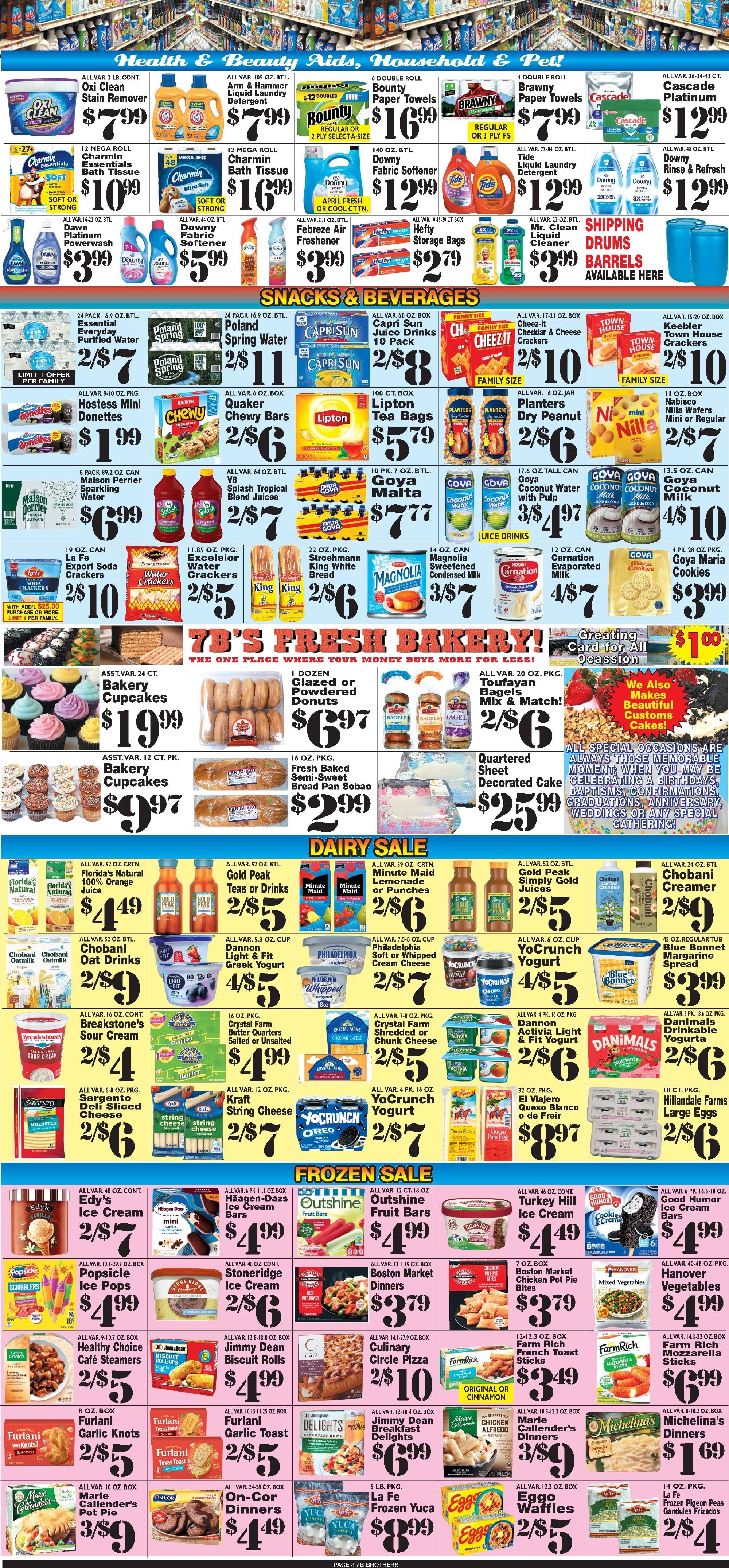 7 Brothers Supermarket Weekly Ad August 16 - 31, 2026