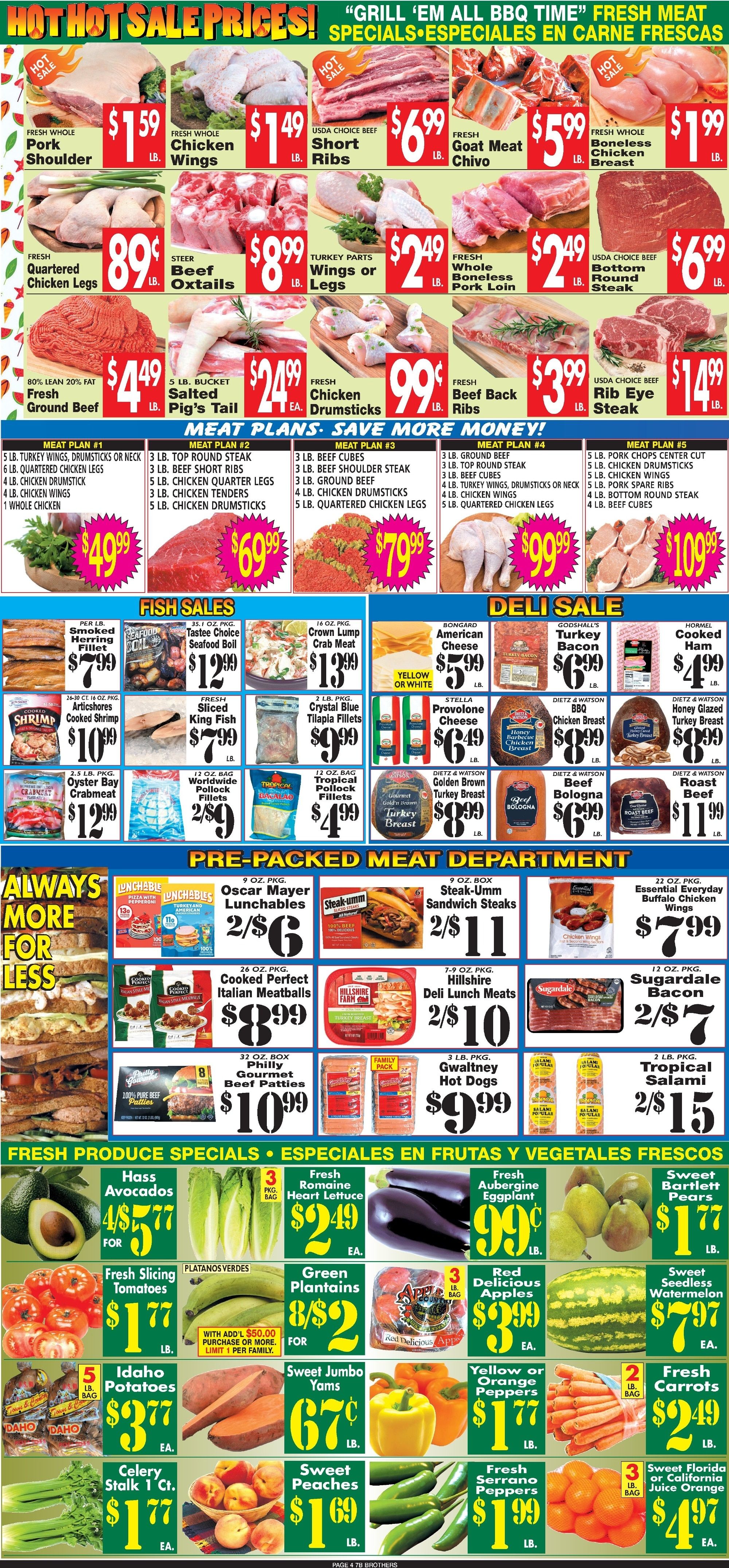 7 Brothers Supermarket Weekly Ad August 16 - 31, 2026