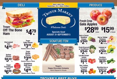 Troyer Country Market Weekly Ad August 31 - September 5, 2026