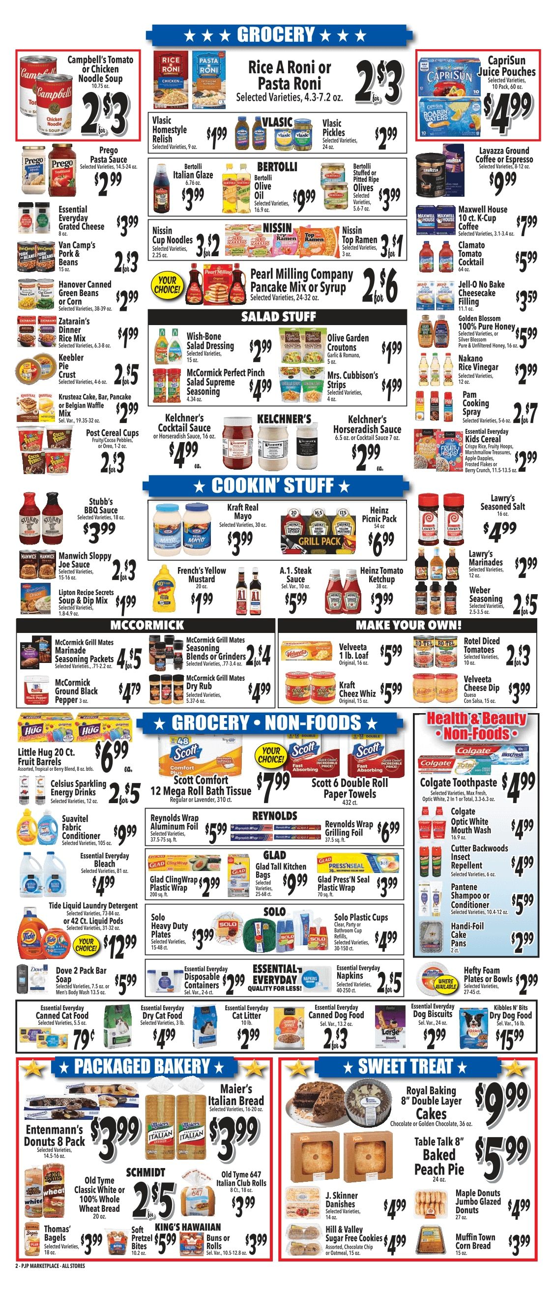 PJP Marketplace Grocery Specials 08/28-09/03 Weekly Ad August 28 - September 3, 2026