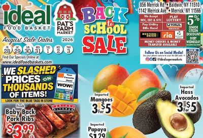 Ideal Food Basket (Baldwin, NY) Weekly Ad August 28 - September 3, 2026