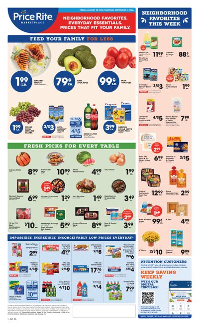Price Rite (1720 South 4th Street, Allentown, PA) Weekly Ad August 28 - September 3, 2026