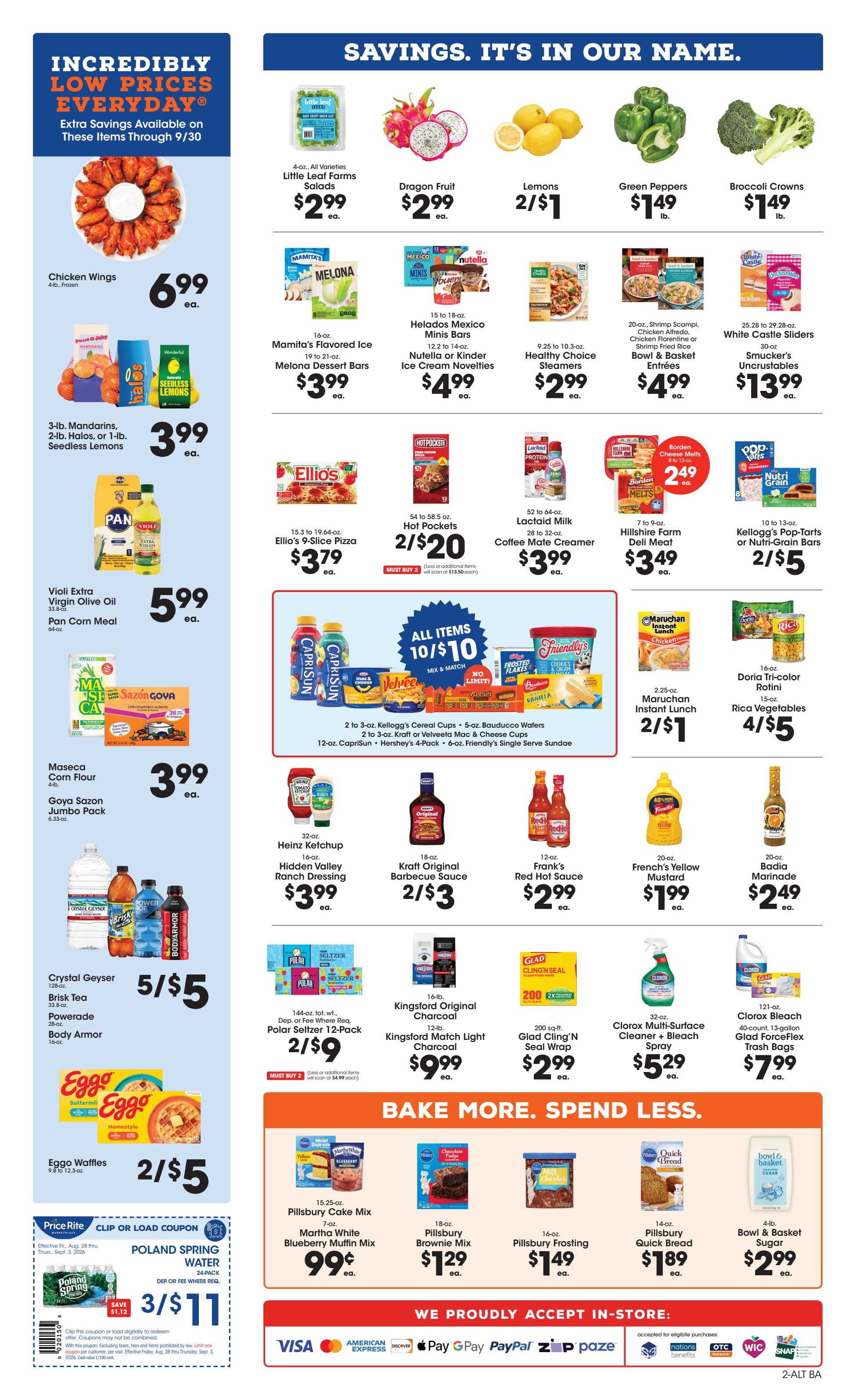 Price Rite (1720 South 4th Street, Allentown, PA) Weekly Ad August 28 - September 3, 2026