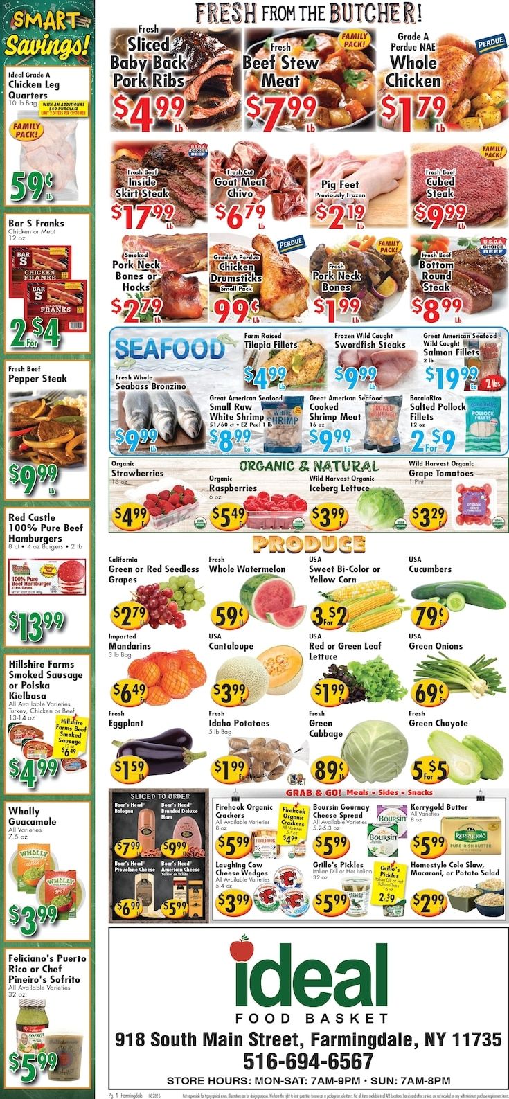Ideal Food Basket (Farmingdale, NY) Weekly Ad August 28 - September 3, 2026