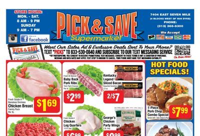 Pick & Save Supermarket (7404 East Seven Mile Road, Detroit, MI) Weekly Ad August 17 - 30, 2026