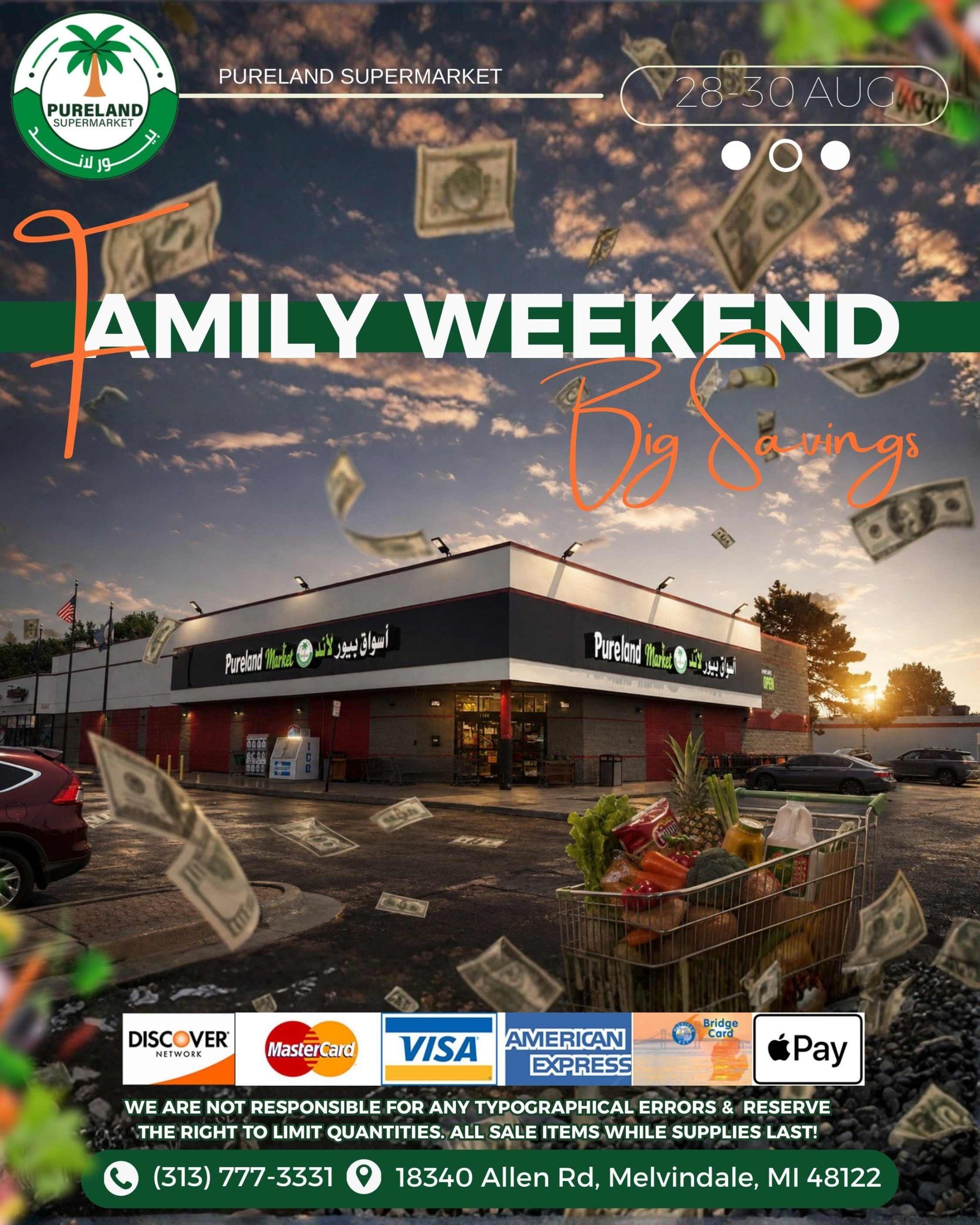 Pureland Supermarket Weekly Ad August 28 - September 3, 2026