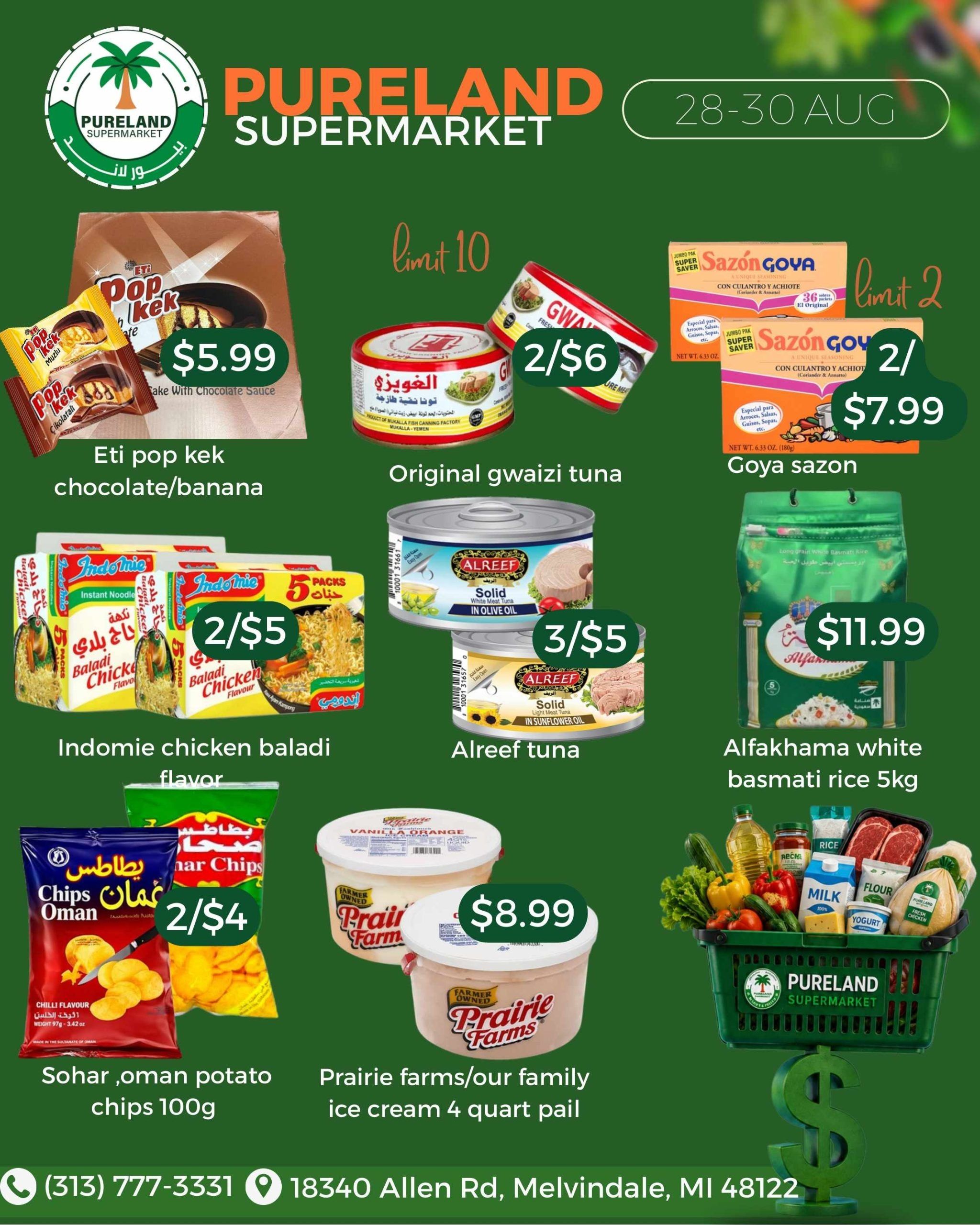 Pureland Supermarket Weekly Ad August 28 - September 3, 2026