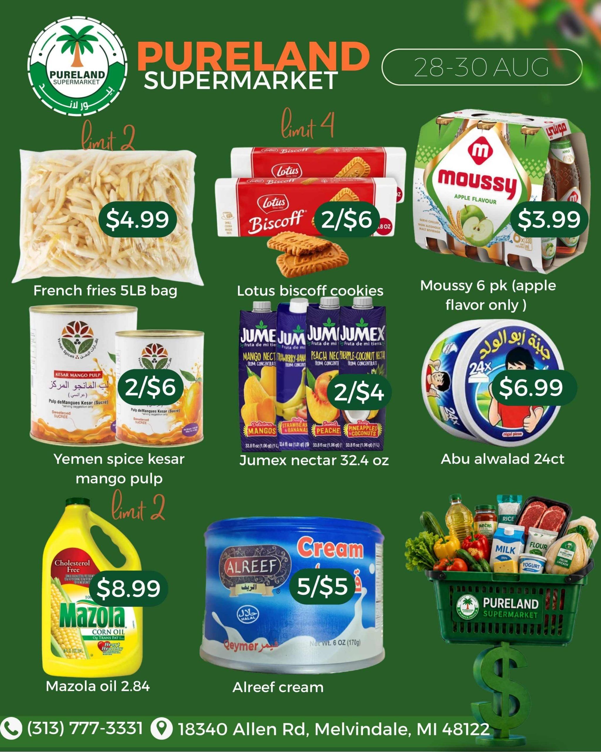 Pureland Supermarket Weekly Ad August 28 - September 3, 2026