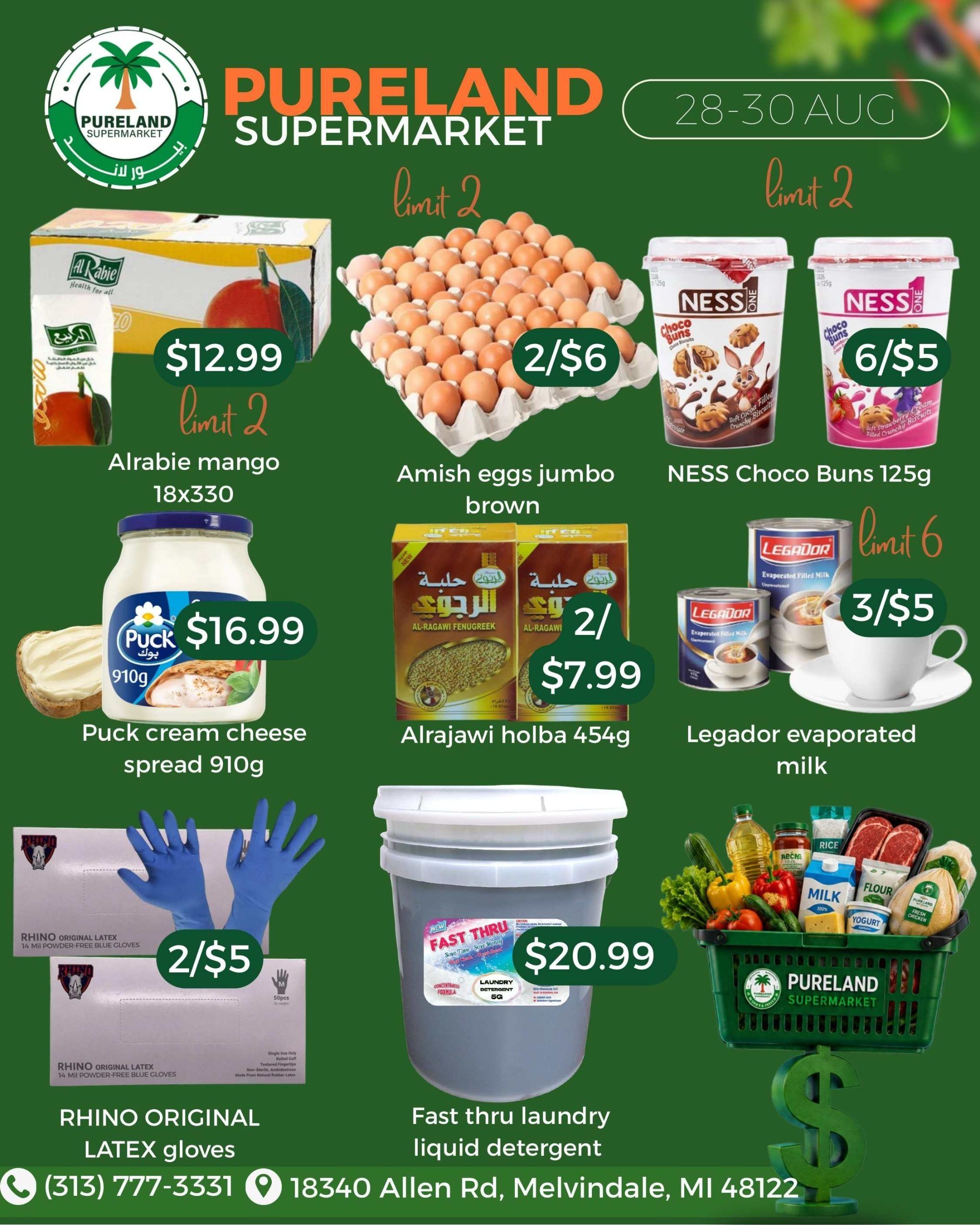 Pureland Supermarket Weekly Ad August 28 - September 3, 2026