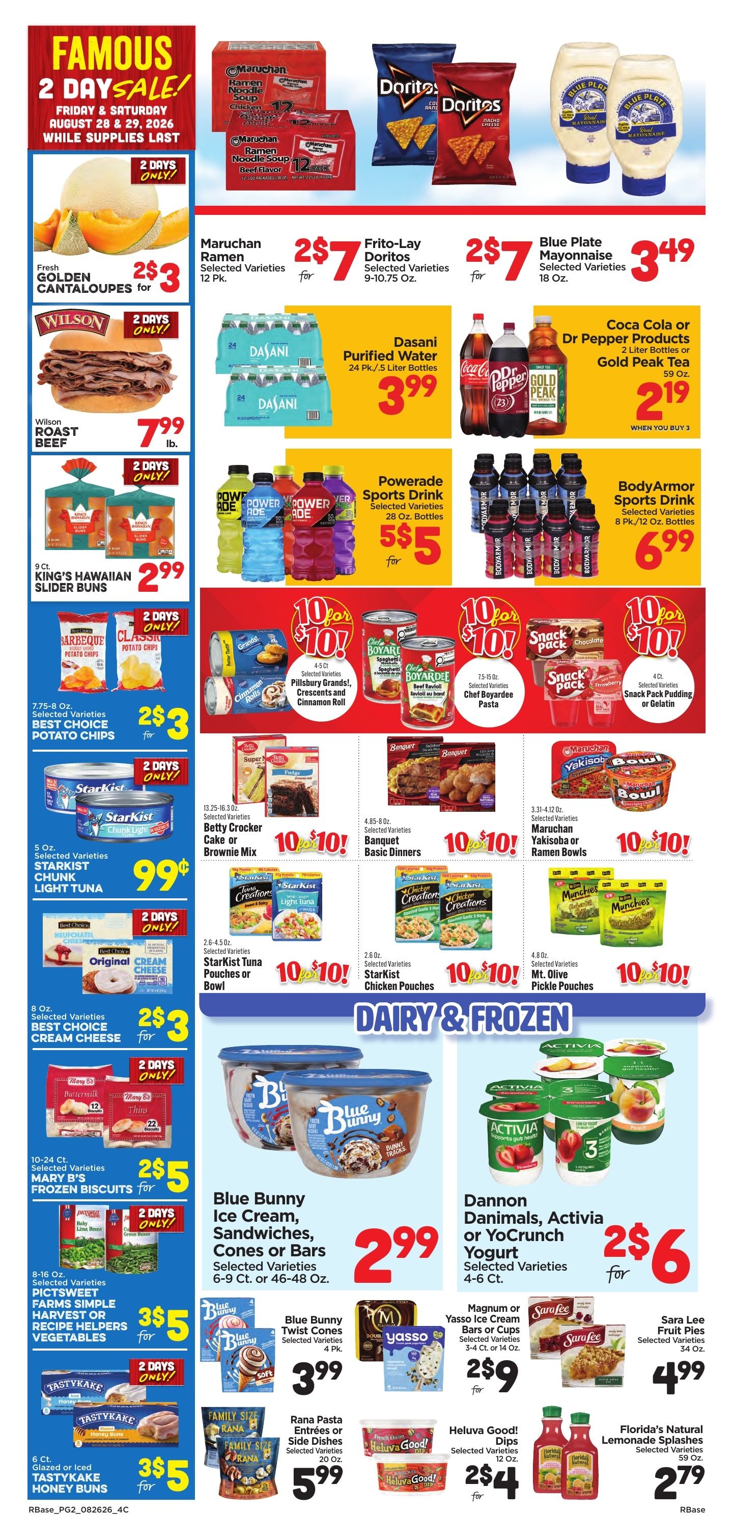 Ramey's Marketplace Weekly Ad August 26 - September 1, 2026