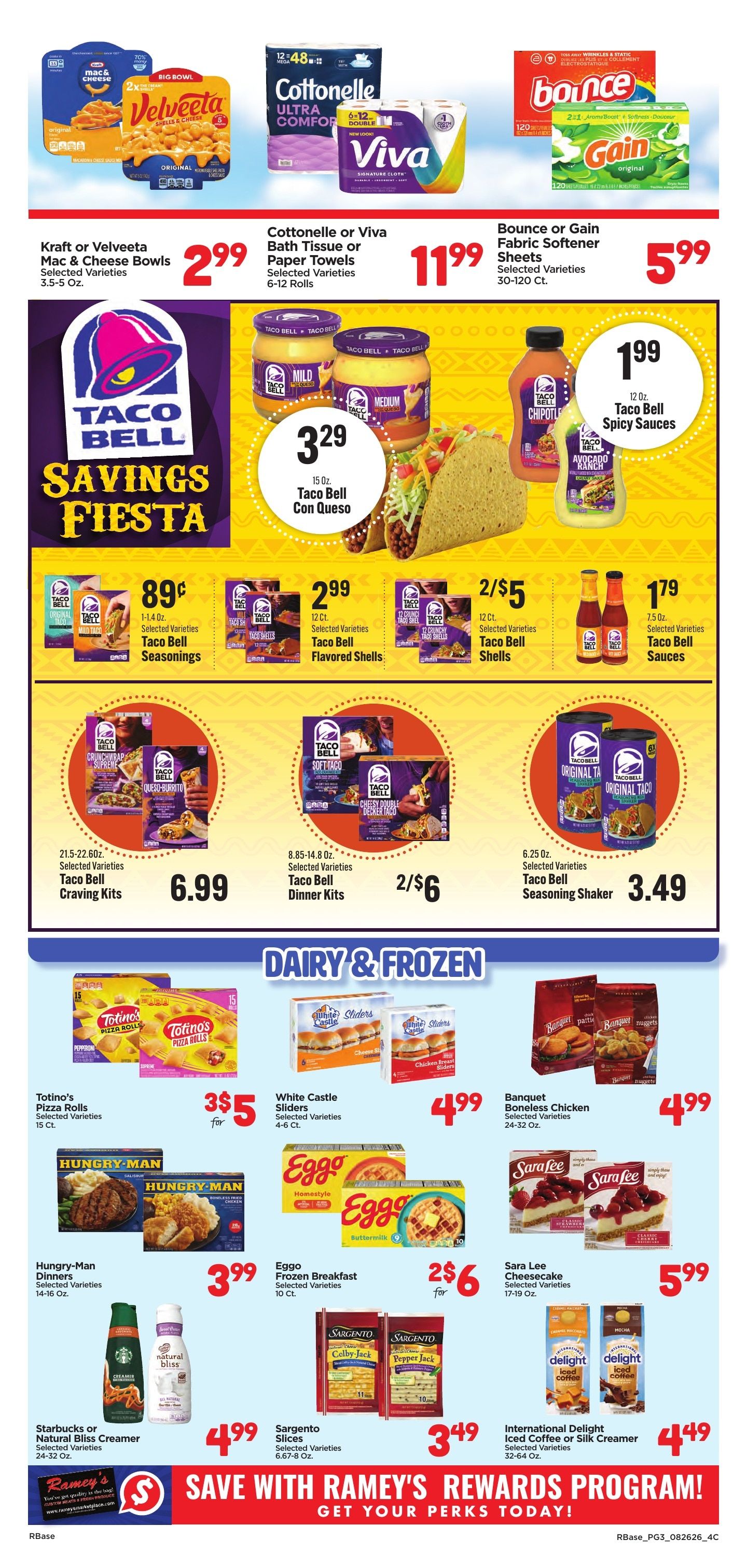 Ramey's Marketplace Weekly Ad August 26 - September 1, 2026