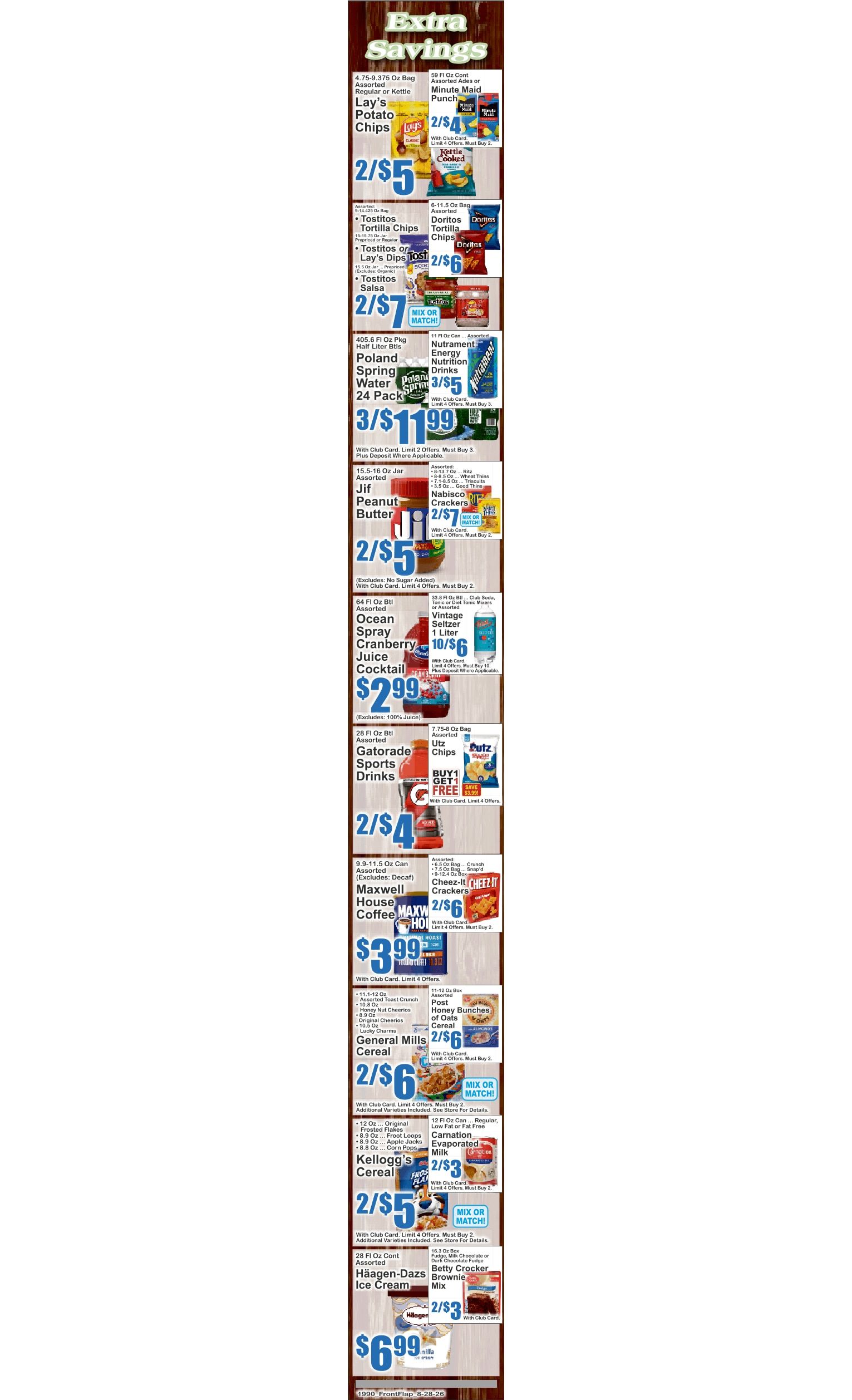 SuperFresh Supermarkets (Irvington, NJ) SuperFresh Weekly Ad August 28 - September 3, 2026
