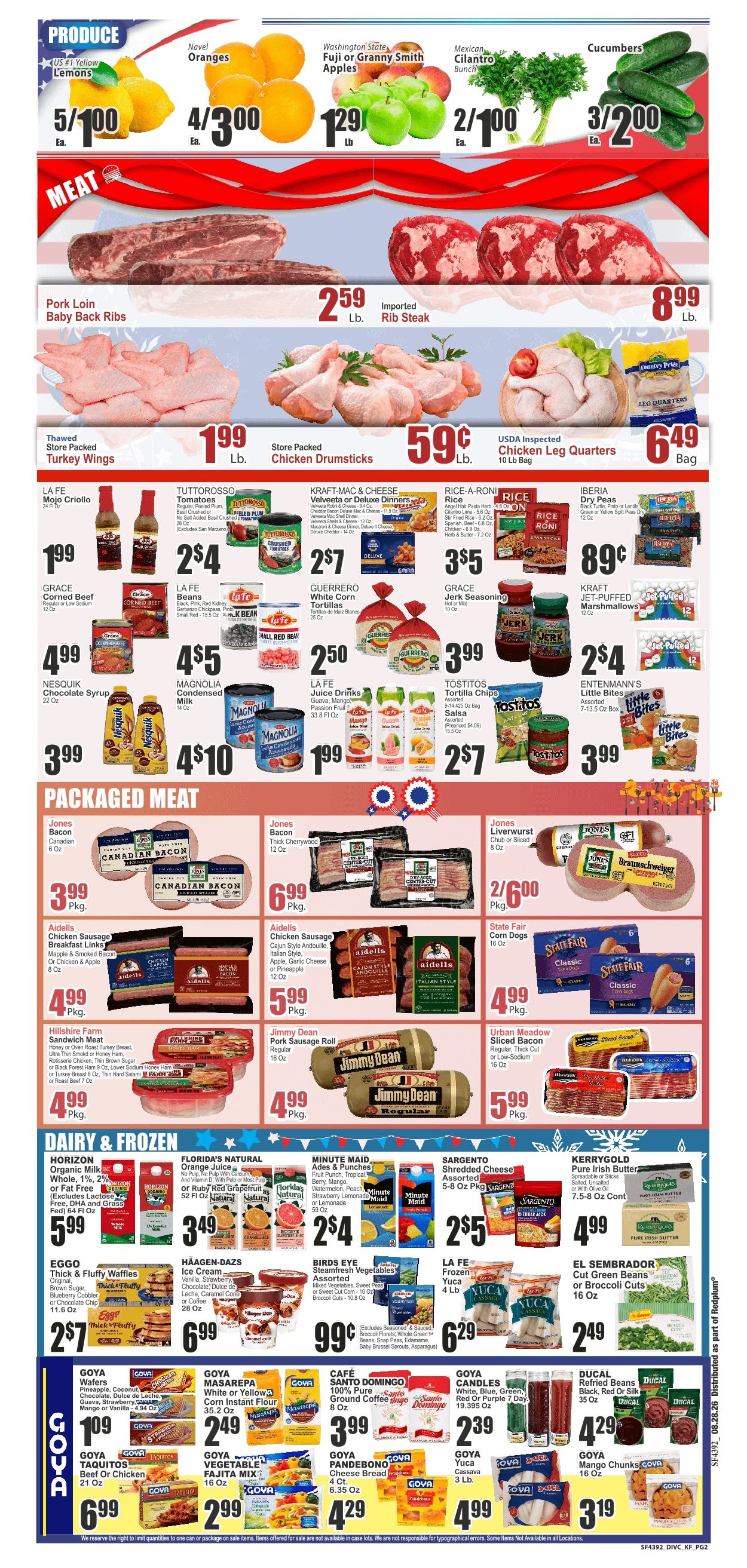 SuperFresh Supermarkets (Miami Gardens, FL) SuperFresh Weekly Ad August 28 - September 3, 2026