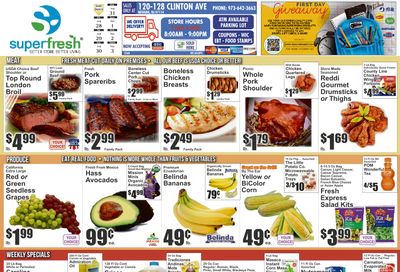SuperFresh Supermarkets (Newark, NJ) SuperFresh Weekly Ad August 28 - September 3, 2026