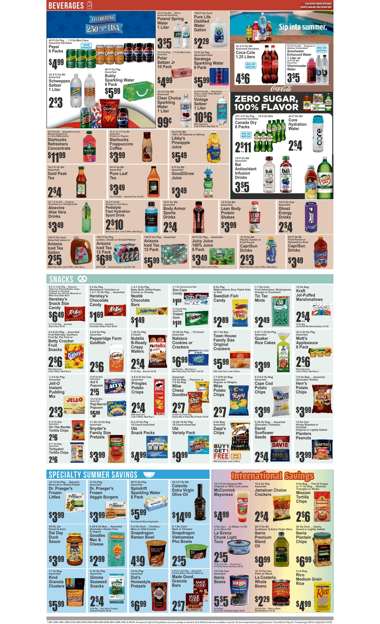 The Food Emporium (460 County Road 520, Marlboro, NJ) Food Emporium Weekly Ad August 28 - September 3, 2026