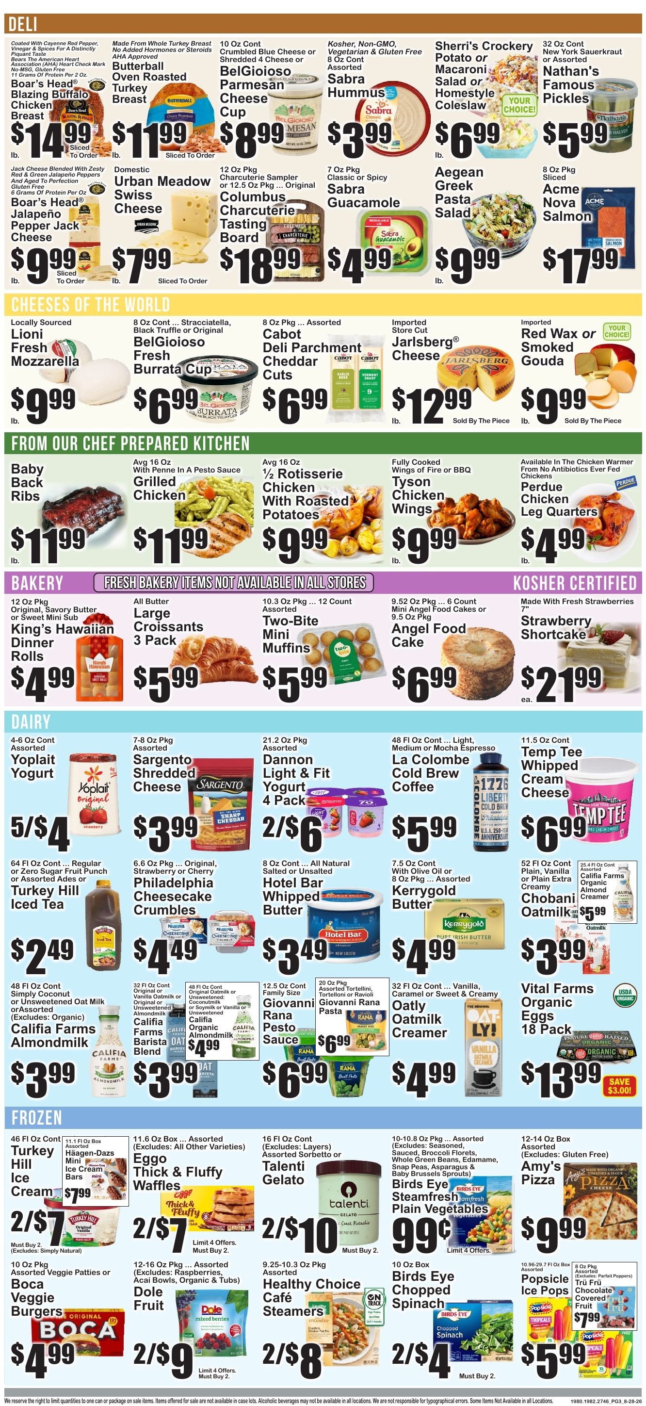 The Food Emporium Weekly Ad August 28 - September 3, 2026