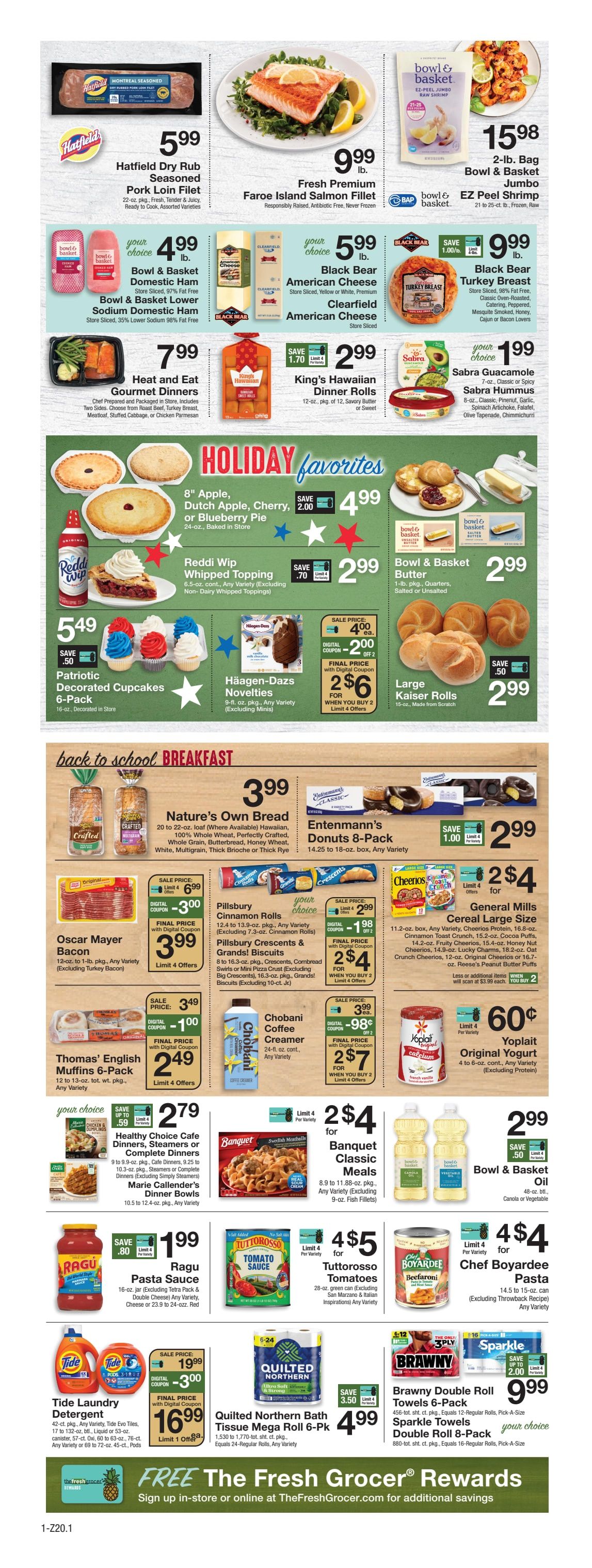 The Fresh Grocer (1880 Stefko Blvd, Bethlehem, PA) Weekly Ad August 28 - September 3, 2026