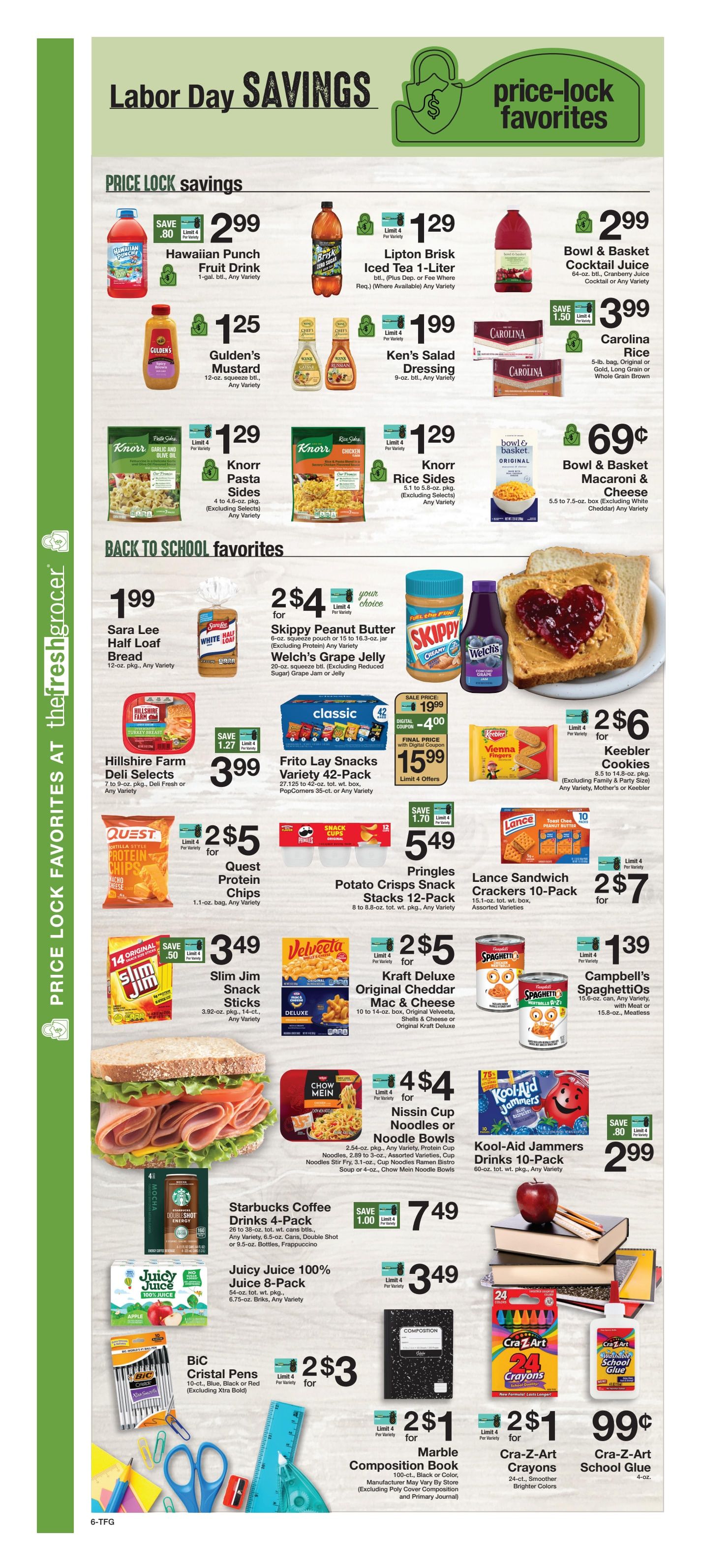 The Fresh Grocer (1880 Stefko Blvd, Bethlehem, PA) Weekly Ad August 28 - September 3, 2026