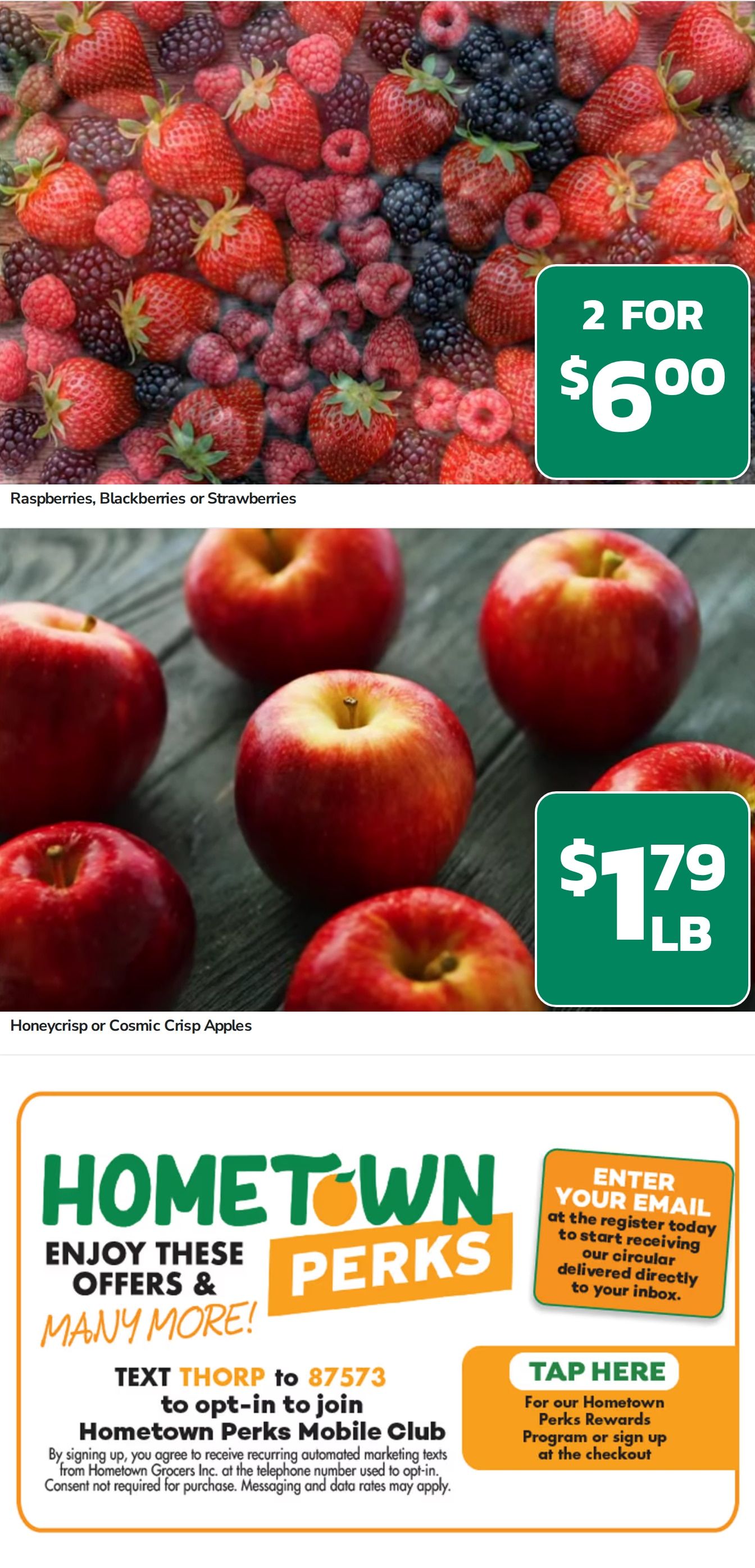 Thorp Supervalu Weekly Ad August 26 - September 8, 2026