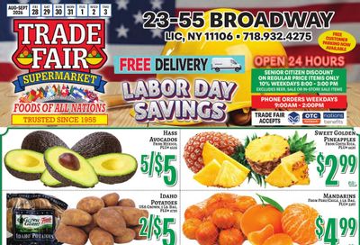 Trade Fair Supermarket (Edgewater Area, NJ) Weekly Ad August 28 - September 3, 2026