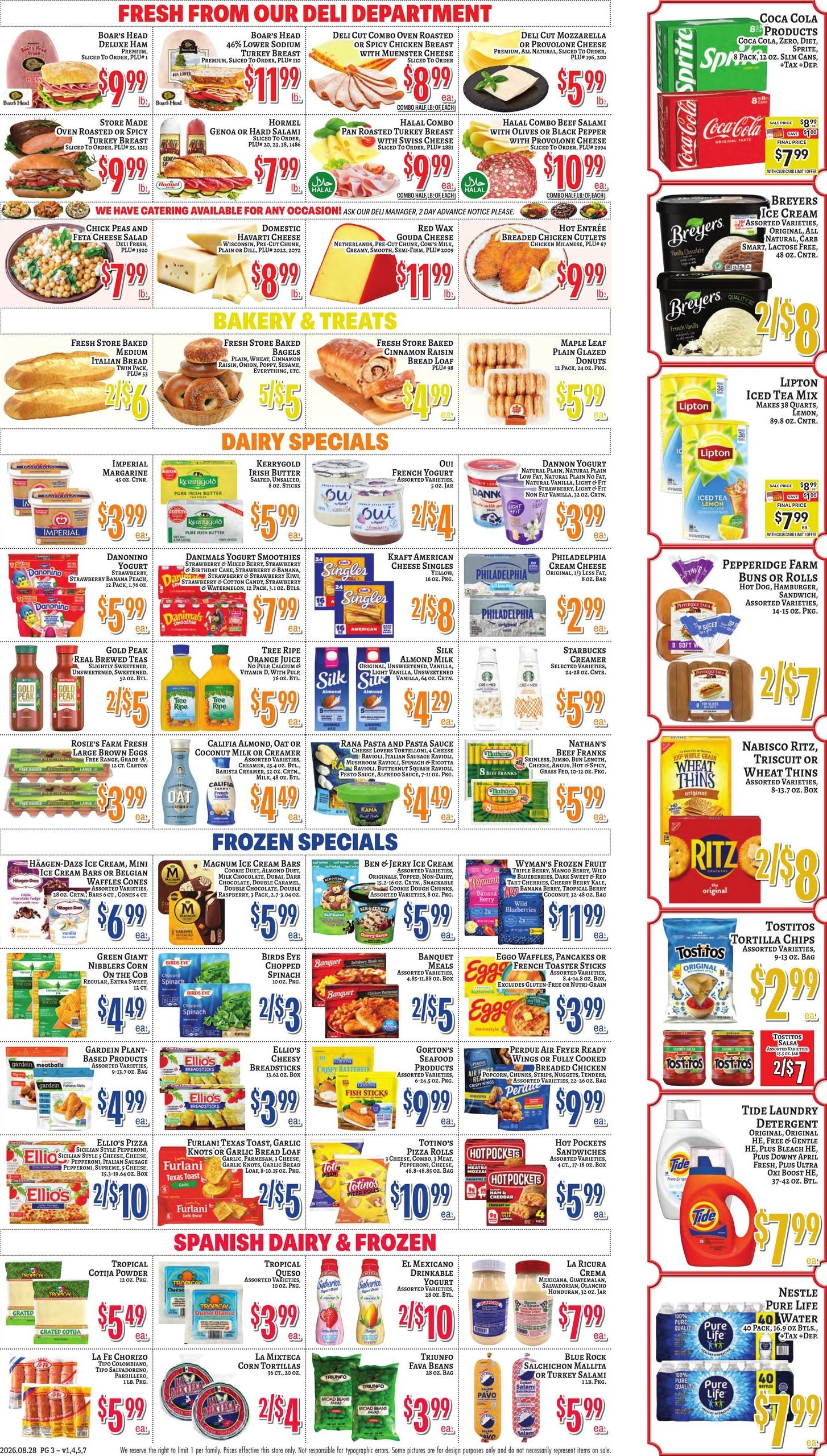Trade Fair Supermarket (Edgewater Area, NJ) Weekly Ad August 28 - September 3, 2026
