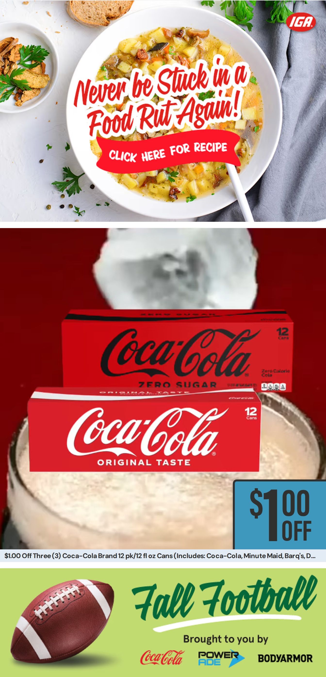 Williston IGA Weekly Ad August 24 - September 6, 2026