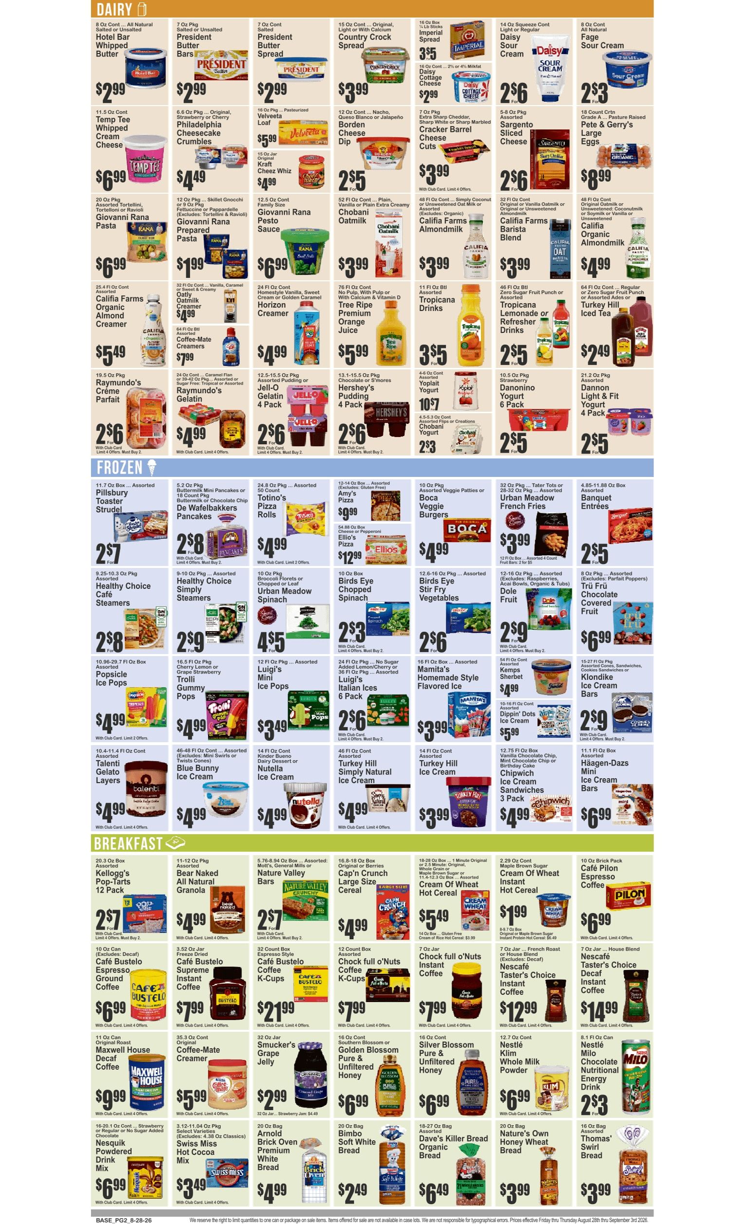Windsor Farms Market (132 Wyckoff Avenue, Brooklyn, NY) Key Food Weekly Ad August 28 - September 3, 2026