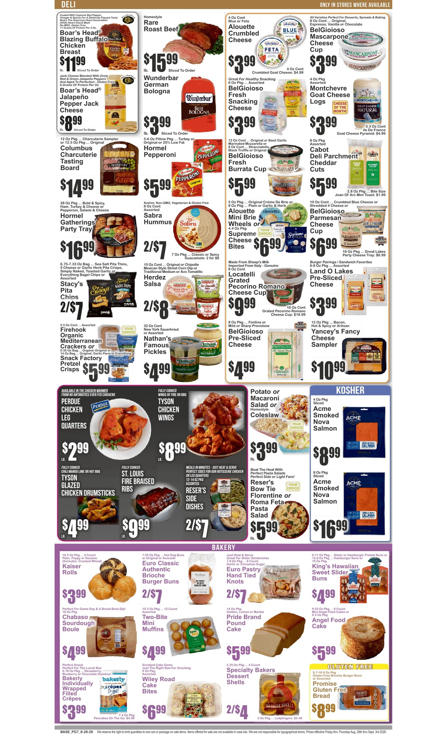 Windsor Farms Market (132 Wyckoff Avenue, Brooklyn, NY) Key Food Weekly Ad August 28 - September 3, 2026