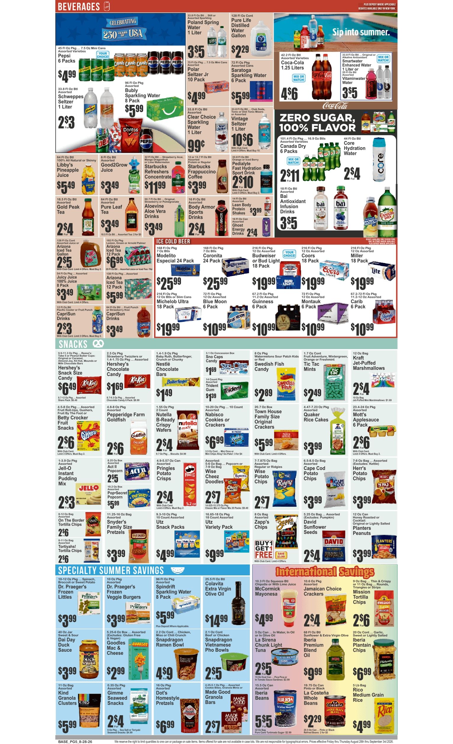 Windsor Farms Market (589 Prospect Ave., Brooklyn, NY) Key Food Weekly Ad August 28 - September 3, 2026